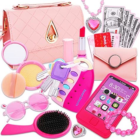 Kids Makeup Kit, Princess Ages, Pretend Makeup, Disney Princess Toys, Play Makeup, Makeup Kit For Kids, Princess Toys, Kids Makeup, Cell Phone Wallet