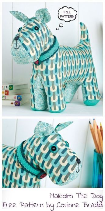 Dog Doorstop Pattern Free, Scottie Dog Pattern, Dog Soft Toy Patterns Free Sewing, Toy Sewing Patterns Free, Free Dog Sewing Patterns, Dog Patterns Sewing, Dog Sewing Patterns Free, Stuffed Dog Pattern Free Sewing, Doorstop Pattern Free