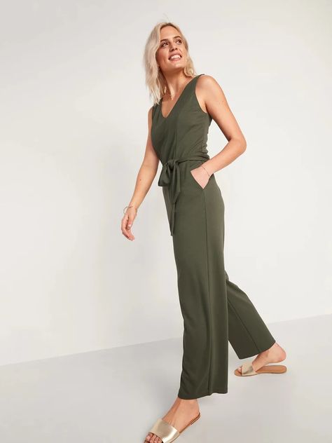 Best Jumpsuits and Rompers From Old Navy | POPSUGAR Fashion Old Navy Jumpsuit Outfit, Summer Jumpsuit Outfit, Spring Jumpsuits, Summer Jumpsuits, Navy Jumpsuit, Jumpsuits And Rompers, Belt Jumpsuit, The Best Summer, Jumpsuit Outfit