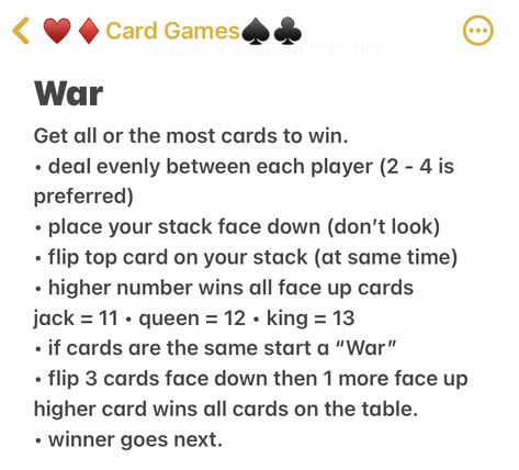 Games To Play With A Deck Of Cards, Card Games To Play By Yourself, Diy Card Games, 3 Player Games, Card Game Ideas, 2 Player Card Games, Card Games For Two, Single Player Card Games, Solo Card Games