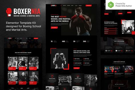 Landing Ideas, Creating Websites, Training Boxing, Martial Arts School, Boxing Club, Sports Website, Boxing Gym, Martial Arts Training, Website Development Services