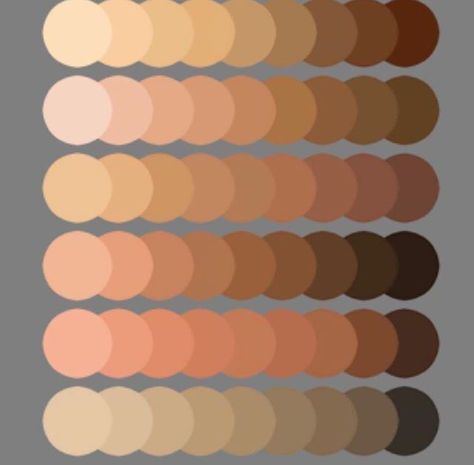 Vector Art Skin Color Palette, Skin Tone Color Chart, Skin Color Shades, Skin Tone Chart, Skin Tone Color, Skin Color Chart, Skin Palette, Skin Tone Makeup, Skin Drawing