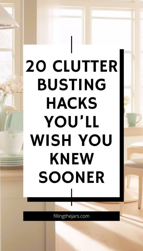 Ready to declutter your home but not sure where to start? You’ll love this list of the best decluttering hacks tips and tricks to make organizing your space a breeze. Learn how to declutter with ease. Decluttering ideas, getting rid of clutter, decluttering ideas feeling overwhelmed. Organisation, How To De Clutter Your Home, Simple Ways To Organize Your Home, Tips On Decluttering House, How To Organize And Declutter Your Home, Decluttering Bedroom Checklist, Cleaning And Decluttering Home, How To Hide Clutter, How To De Clutter