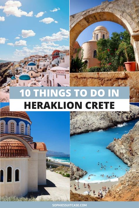 crete Crete To Do, What To Do In Crete Greece, What To Do In Heraklion, Crete Greece Heraklion, Best Of Greece, Heraklion Crete Greece Food, Crete Travel Guide, Crete Greece Outfit, Things To Do In Crete Greece