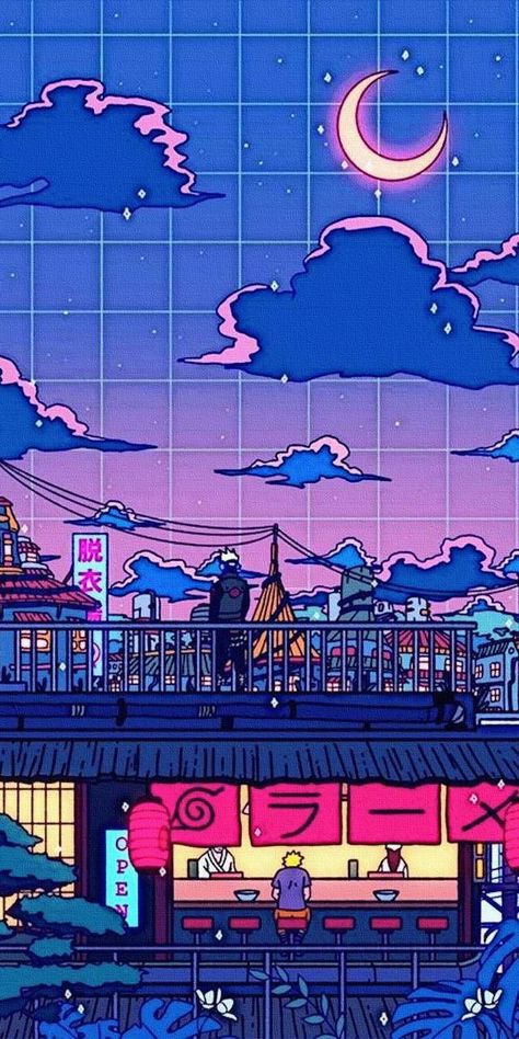 Imgur: The magic of the Internet Anime City Background, Subtle Anime Wallpaper, Wallpaper Trippy, Naruto Wallpaper Iphone, Vaporwave Wallpaper, Vaporwave Art, Tapeta Galaxie, Trippy Wallpaper, Japon Illustration