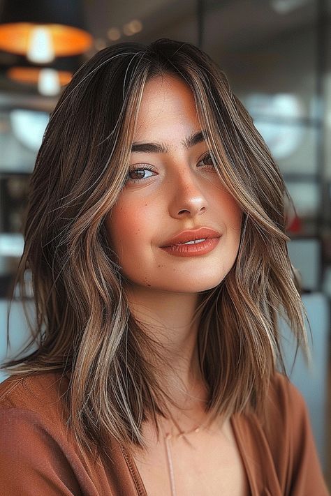 The Best Medium-Length Haircuts of 2024 Popular Medium Haircuts, Square Haircut Medium, Colorbone Length Hair Cuts, Face Frame Haircut Medium, Trendy Haircuts 2024 Women, Trendy 2024 Haircuts, Clavicut Hair Straight, Trendy Hair Cuts 2024, Medium Length Haircut 2024 Women