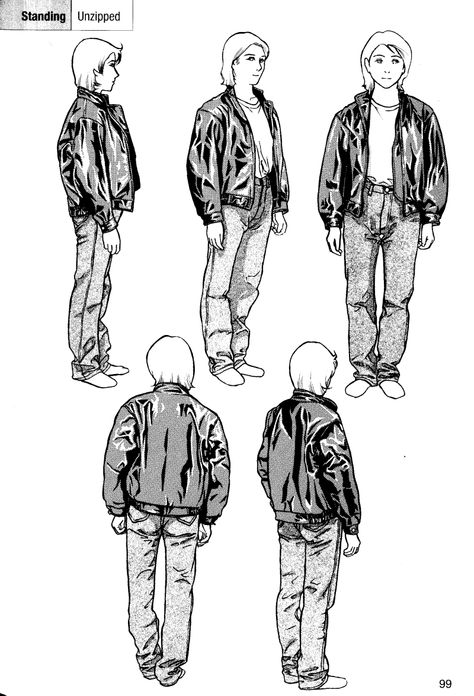 “How to Draw Manga #4” | • Blog/Website | (http://www.amazon.com/How-Draw-Manga-Volume-Characters/dp/4889960465/?ref=pd_sim_b_7) ★ || CHARACTER DESIGN REFERENCES™ (https://www.facebook.com/CharacterDesignReferences & https://www.pinterest.com/characterdesigh) • Love Character Design? Join the #CDChallenge (link→ https://www.facebook.com/groups/CharacterDesignChallenge) Share your unique vision of a theme, promote your art in a community of over 50.000 artists! || ★ Back Of Jacket Drawing, Croquis, Jean Jacket Reference Drawing, Jacket On Shoulders Drawing, How To Draw A Jacket, How To Draw Jackets, Jacket Drawing Reference, Jackets Drawing, Jacket Reference