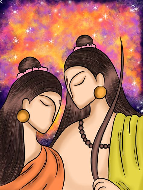 Siya ram ram painting painting of Shri Ram Siya ram Canvas Painting Radha Krishna Easy, Ram Ji Abstract Painting, Ram Mandir Ayodhya Drawing Ideas, Siya Ram Abstract Painting, Ram Seetha Painting, Ram And Sita Mandala Art, Shri Ram Painting Easy, Shree Ramji Painting, Ram Ji Special Rangoli