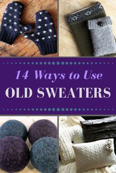 Before sending a bag of old sweaters to the thrift store, try repurposing them in creative new ways with one of these easy DIY crafts. Tela, Old Sweater Diy, Old Sweater Crafts, Diy Thrift Store Crafts, Diy Fashion Trends, Diy Tumblr, Recycled Sweaters, Thrift Store Crafts, Costura Diy