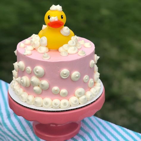 Duck First Birthday Cake, Duck Smash Cake First Birthdays, One Lucky Duck Birthday Party Girl, Rubber Duck Birthday Cake, Duck First Birthday Girl, Duck Smash Cake, Duck Themed 1st Birthday, Ducks Cake, Rubber Duck Party