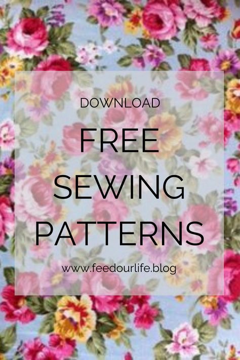 Tela, Easy Sewing Patterns Free, Free Printable Sewing Patterns, Sewing Patterns Free Women, Free Pdf Sewing Patterns, Beginner Sewing Patterns, Sewing Machine Basics, Sewing Projects Free, Printable Sewing Patterns