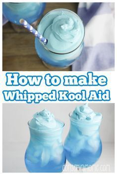 Solar Eclipse Drinks For Kids, Bunny Punch Drink, Premade Food For Party, Koolaid Ice Cubes, How To Make Whipped Koolaid, How To Make A Bbc Drink, How To Layer Drinks, Chicken Healthy Dinner Recipes, Koolaid Drink Ideas