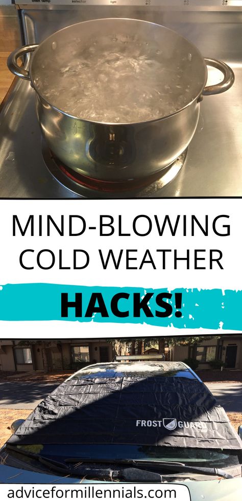 Preparing For Cold Weather, Prep For Winter Storm, Winter Tips Life Hacks, Snow Preparation Tips, Winter Hacks Cold Weather Home, Cold Weather Preparation Tips, Weatherizing Your Home Winter, Winter Weather Preparedness, Home Heating Hacks Winter