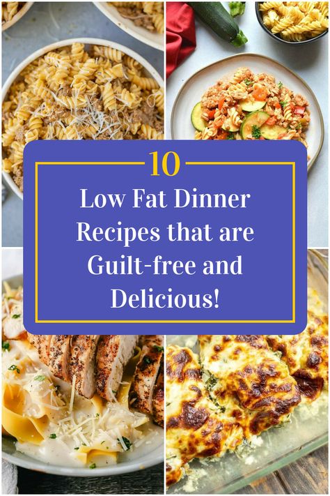 🍽️ Looking for delicious low-fat dinner ideas? 🥦🍗 Check out these mouthwatering recipes that won't compromise on flavor! 😋 Stay healthy while enjoying every bite! 💪 #lowfatrecipes #healthyeating #dinnerideas #lowfatdinner #eatwell #healthychoices #deliciousandnutritious Low Fat Dinners Healthy, Low Fat Easy Dinners, Low Cholesterol Dinner Ideas, Low Fat Snacks For Gallbladder, Low Fat Snack Ideas, Low Fat Dinner Recipes Gallbladder, Healthy Low Fat Dinner Recipes, Low Fat Low Cholesterol Recipes, Easy Low Fat Meals