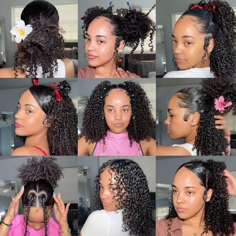 Wavy hairstyles for Black Lady Check more at https://howcandothis.com/hairstyleideas/wavy-hairstyles-for-black-lady/ Curly Hairstyles For Black Women Half Up, Easy Hairstyle Curly Hair, 3c 4a Curly Hairstyles, 3c Short Curly Hair Hairstyles, Curly Hairstyles For A Wedding Guest, Natural Short Curly Hair Styles, Black Curly Hairstyles Natural, Cute Natural Hairstyles For Thick Hair, Hair Styles For 3c Hair