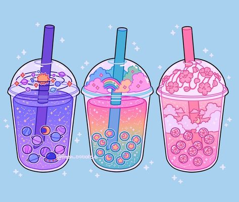 boba 2 Fresh Bobatae, 귀여운 음식 그림, Arte Do Kawaii, Arte 8 Bits, Siluete Umane, Seni 2d, Cute Food Drawings, 패턴 배경화면, Cute Food Art