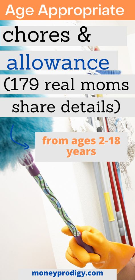 Age appropriate chores for kids (help with home management). Examples of chore list (by AGE) from 179 real mothers – I just love this! I’ve been wondering what are age appropriate chores for kids and teens (I’ve got a 5, 8, and 10 year old), and came across this article that details how do you get kids to do their chores, plus an actual list of what REAL moms are giving their kids to do. Children chores list, including HOW to choose chores for your own child. #choresforkids #chores #backtoschool Daily Chores By Age, Chores For 6 Yo, Chores For 12 Year, Chores For Kids Age 7, Allowance By Age, Chore Chart Kids Age 8, Chores For 6 Year, Chore Chart For Kids Age 5, Age Appropriate Chores For Kids Daily