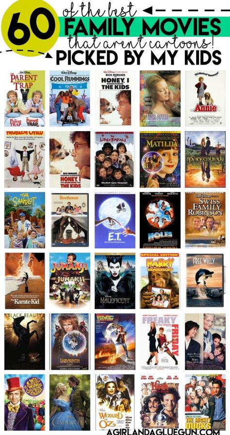 Movie in the yard with 60 of our favorite family movies! - A girl and a glue gun Classic Comedy Movies, Comedy Movies List, Comedy Movies Posters, Film Romance, Not Musik, Movie To Watch List, Backyard Movie, Bon Film, Classic Comedies