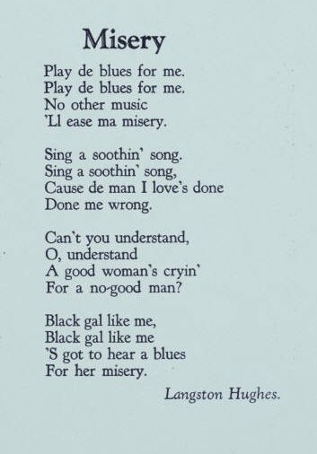 Misery by Langston Hughes African American Poems, Langston Hughes Quotes, Langston Hughes Poetry, Langston Hughes Poems, African American Poets, Black Poets, Interactive Multimedia, Langston Hughes, Masculine Fashion