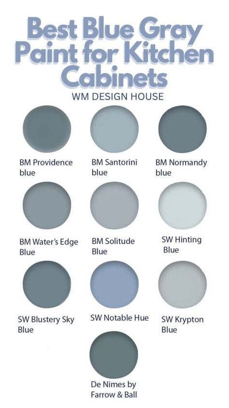 The Best Blue Gray Paint Colors for Kitchen Cabinets Blue Grey Cupboards, Greyish Blue Cabinets Kitchen, Blue Grey Kitchen Cabinets Paint Colors, Blue Grey Kitchens, Bangalore House, Paint Colors For Kitchen Cabinets, Colors For Kitchen Cabinets, Paint For Kitchen Cabinets, Paint Colors For Kitchen