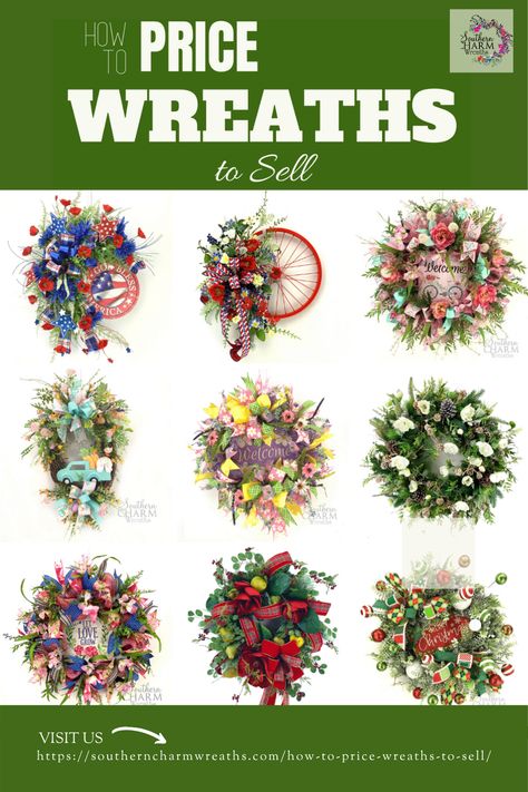 Diy Spring Wreaths, Wreath Making Business, Making Wreaths, Silk Wreaths, Wreaths For Sale, Diy Spring Wreath, Wreath Making Supplies, Small Wreaths, Wreath Maker