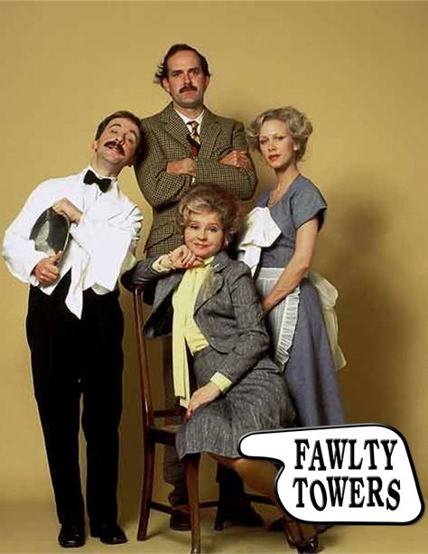 Connie Booth, British Tv Comedies, John Cleese, Fawlty Towers, British Sitcoms, British Movies, Great Comedies, Classic Comedies, Classic Television