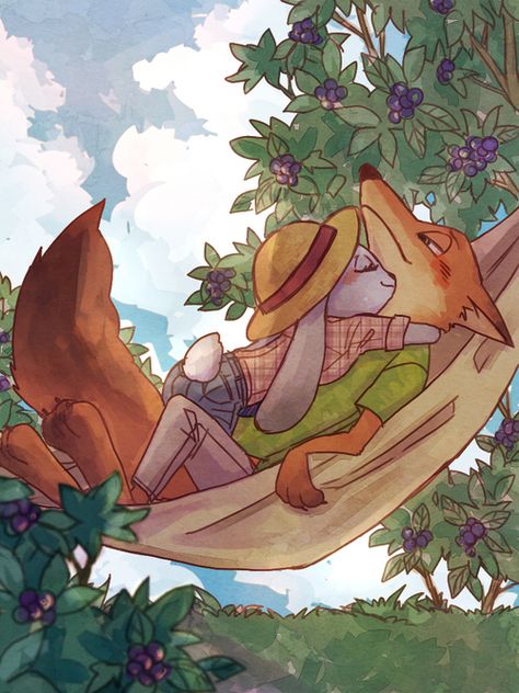 Zootopia Anime, Disney Duos, Zootopia Fanart, Zootopia Nick And Judy, Female Fox, Zootopia Comic, Zootopia Art, Nick And Judy, Disney Zootopia