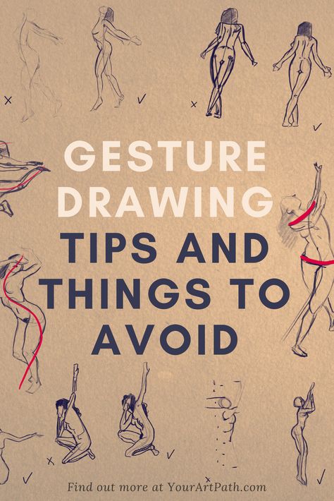 Gesture Drawing Examples, Drawing Gestures Tutorials, Croquis, How To Draw Gesture Poses, Gesture Drawing Step By Step, How To Sketch Poses, Beginner Anatomy Drawing, Gesture Drawing Exercises, Learn Figure Drawing