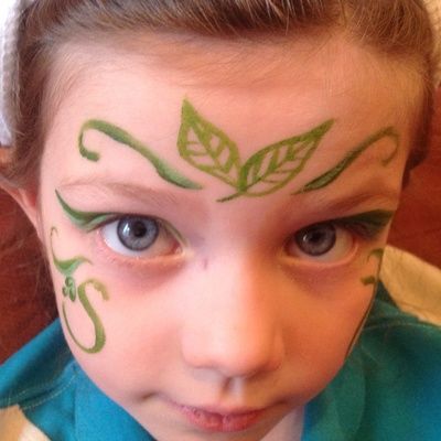 Forest Fairy Face Paint, Leaf Face Paint, Green Face Paint, Fairy Face Paint, Fairy Face, Frozen Jr, Festival Face Paint, Nature Fairy, Face Painting For Boys