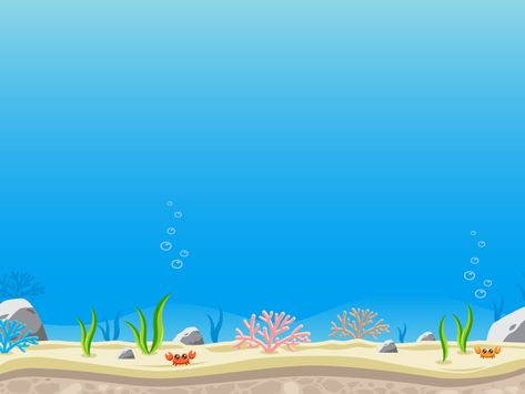 Sidescroller Game Background - Under the Ocean Under The Sea Background, Underwater Cartoon, Top Down Game, Sea Background, Ocean Backgrounds, Bg Design, Water Background, Under The Ocean, Background Powerpoint