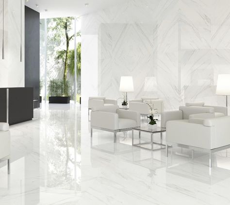 Living Room Tile Floor Ideas, White Tiles Living Room, Modern Tile Floor, Porcelain Tile Floor Living Room, Flooring Options Durable, Modern Floor Tiles, Tiles Living Room, Marble Flooring Design, Tile Floor Living Room