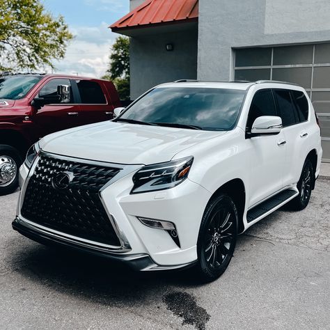 2021 Lexus GX 460 shined up & looking good after our Southern Shine Special. We are in shop & mobile. Ask about us coming to your home, work or gym. Paint Correction / Interior & Exterior Details / Ceramic Coating There's no better SHINE than a Southern Shine!✨ #gardenhosepimpin #brentwoodtn #carlifestyle #iglfamily #hustleseason #southernshinespecial #tryandkeepup Pai, White Lexus, Dream Cars Lexus, Vision Board Success, Lexus Suv, Lexus Gx 460, Room Wishlist, Shop Mobile, Louis Vuitton Key Pouch