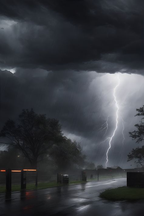 Realistic Thunderstorm Bonito, Nature, Thunderstorm Painting, Thunderstorm Pictures, Painting Lightning, Drawing Rain, Lighting Storm, Storm Pictures, Storm Wallpaper