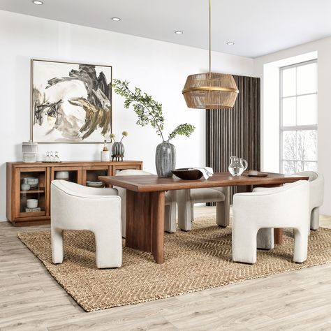 Selena 84" Mango Wood Dining Table in Umber by Kosas Home - 84Wx40Dx30H - Bed Bath & Beyond - 39523315 Mango Wood Dining Table, Home Entrance Decor, Furniture Dining Table, Solid Wood Dining Table, Solid Mango Wood, Dining Room Bar, Rectangular Table, Wood Dining Table, Classic House