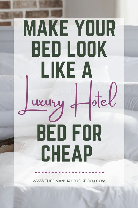 Upcycling, Guest Bedrooms, Make Bed Like Hotel, Simple Bed Designs, Bedroom Decor Cozy, Hotel Bed, Inspire Me Home Decor, Make Your Bed, Remodel Bedroom