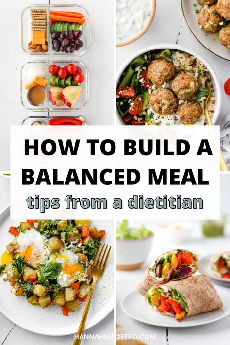 Essen, Balanced Plate Meals, Balanced Diet Meal Plan, A Balanced Meal, Eat Meals, Balanced Meal Plan, Healthy Plate, Food Rules, Nourishing Foods