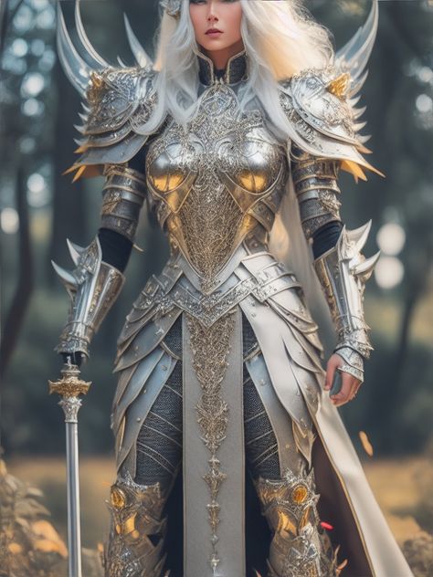 Women In Armor Aesthetic, Dress And Armor, Women’s Armor, Dragon Armor Female, Armor Dress Warrior Princess, Angelic Armor, Mongolia Clothing, Queen Armor, Female Armor Dress