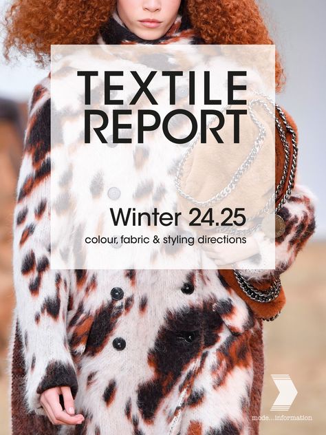 Extensive trend information for the whole textile and fashion market. Reporting in the run-up to the fabric and yarn fairs, with special focus on young women's wear, street fashion,designer collections, trade fair reports, colour and styling trends including fabrics and print designs Winter 2024 Fashion, Patten Design, Eye Trends, Print Design Trends, Fashion Trend Report, Trend Fabrics, Fashion Design Collection, Fashion Sketches Dresses, Fashion Marketing