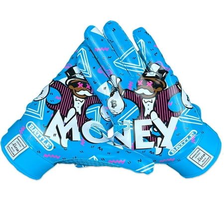 The Battle Sports Adult Money Man 2.0 Football Receiver Gloves are made for football players who play hard and keep reaching. That is why they are designed with PerfctFit breathable material and newly reinforced stitching and wear points. The ultra-stick palm takes you right to the legal stick limit. The proof is in your hands. Ultra-stick palm offers highest quality tackified material in the industry Reinforced stitching at weak points PerfectFit material for ultimate comfort, breathability, an Dallas Cowboys Players, Football Accessories, Football Equipment, Football Gloves, Bike Pic, Football Gear, Youth Football, Sports Gloves, Flag Football