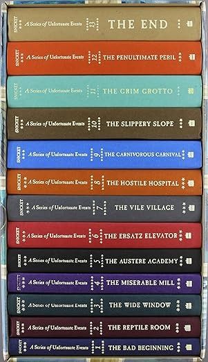 Amazon.com: Series of Unfortunate Events Box Th: 9780061229510: Lemony Snicket: Books Reading Lists, Series Of Unfortunate Events Books, Lemony Snicket Books, Unfortunate Events Books, Novel Movies, Lemony Snicket, Unfortunate Events, A Series Of Unfortunate Events, My Vibe