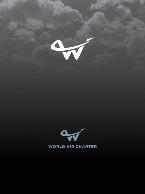 World Air Charter Logo | #corporate #branding #creative #logo #personalized #identity #design #corporatedesign Corporate Branding, Technical Design Graphics, Logo Personal, Inspiration Logo Design, Clever Logo, Logo Luxury, Travel Logo, Up North, Logo Mark
