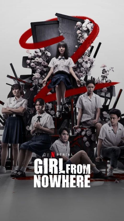 Girl from nowhere Official poster Netflix Girl From Nowhere, My Babysitter's A Vampire, Japanese Icon, Meditation And Yoga, Miss Kitty, Funny Video Clips, Movie Memes, All Korean Drama, Netflix Movie