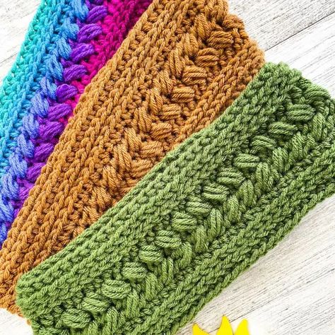 Crochet Earwarmers Free Pattern, Crochet Earwarmer Pattern Free, Ear Warmer Crochet Pattern Free, Crochet Ear Warmer Free Pattern, Crochet Ear Warmers, Cozy Headbands, Crochet Headband Free, Crochet Headbands, Simple Headbands