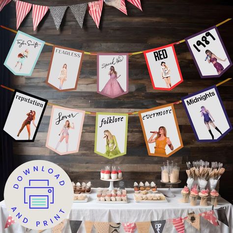 Taylor Swift Eras Tour Party Banner - Etsy | Etsy (US) Taylor Swift Eras Tour Party, Eras Tour Party, 15 Taylor Swift, Taylor Swift Birthday Party Ideas, Taylor Swift Party, Taylor Swift Birthday, 13th Birthday Parties, Taylor Swift Eras Tour, Taylor Swift Eras