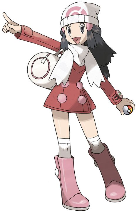 Pokémon Platinum - Dawn Pokemon Pillow, Pokemon Fashion, Pokémon Diamond And Pearl, Pokemon Platinum, Pokemon Official, Pokemon Sprites, Pokémon Diamond, Pokemon People, Pokemon Oc