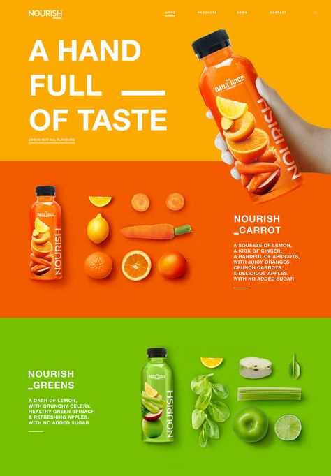 Fruit Juice Packaging, Salad Packaging, Juice Menu, Juice Ad, Juice Company, Fruit And Veggies, Juice Packaging, Media Branding, Food Menu Design