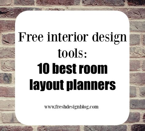 Learn how to re-design and plan a room, using these fab free interior design room planning and layout tools. Design Room, Interior Design Room, Interior Design Tools, Room Layout Planner, Top Bathroom Design, Bedroom Furniture Layout, Best Kitchen Design, Contemporary Bedroom Design, Design Blogs