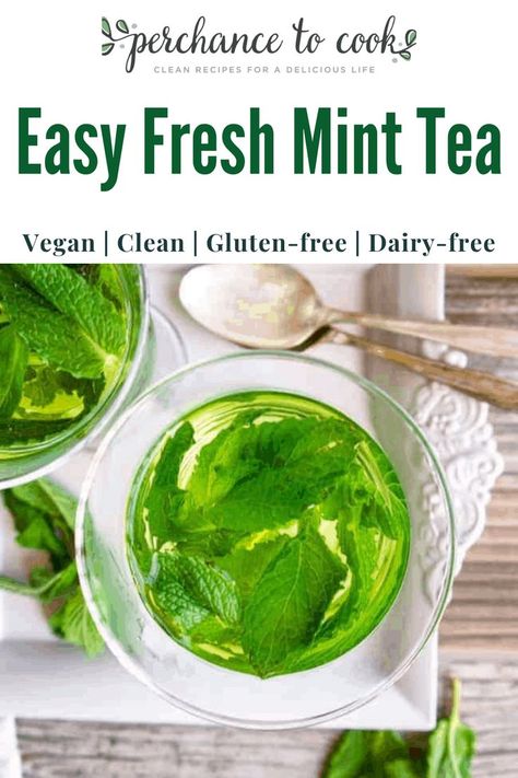 Peppermint Tea Recipe, Using Fresh Mint, Mint Tea Benefits, Mint Tea Recipe, Fresh Mint Tea, Mint Drink, Fresh Tea, Easy Teas, Frozen Hot Chocolate