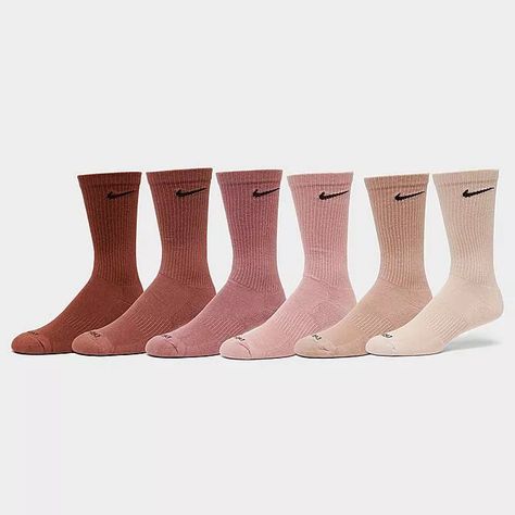 Nike Everyday Plus Cushioned Crew Training Socks (6-Pack) | Finish Line (US) Nike Socks, Nike Socks Women, Nike Socks Outfit, Long Sports Bra, Lululemon Align Leggings, Sock Outfits, Nike Tech Fleece, Nike Air Max For Women, Cute Nikes