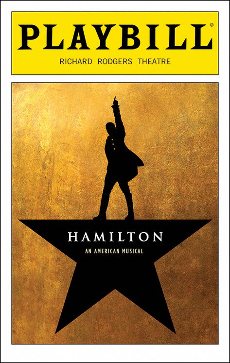 Hamilton Playbill Hamilton Playbill, Broadway Party, Broadway Playbills, Broadway Posters, Hamilton Broadway, Broadway Plays, Theater Tickets, Bonnie Clyde, Musical Plays